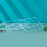 Deli Wegwerpvoedselcontainers PP Plastic Fastfood Verpakkingscontainers met Luchtdichte Deksels