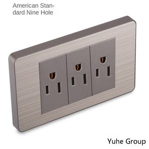 Enchufe de pared estándar americano tipo A con puerto USB y puerto USB tipo C, enchufe múltiple con interruptor. - Product Image 5