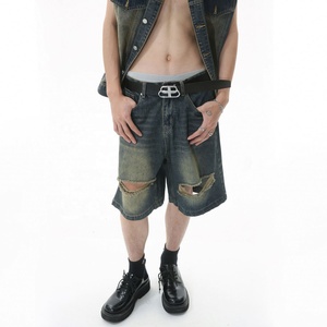 <span class=keywords><strong>Pantaloncini</strong></span> Cargo da Lavoro da <span class=keywords><strong>Uomo</strong></span> 2026 in <span class=keywords><strong>Cotone</strong></span> Poliestere Personalizzati Stile Retrò per Basket Corsa e <span class=keywords><strong>Pigiama</strong></span> Baggy per Denim Tears - Product Image 4