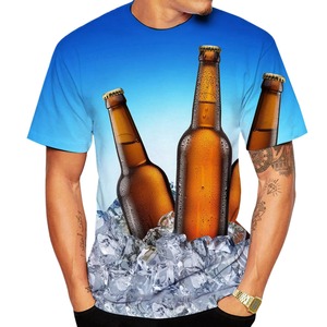 <span class=keywords><strong>T</strong></span>-<span class=keywords><strong>shirt</strong></span> à manches courtes pour <span class=keywords><strong>homme</strong></span> Fitspi, imprimé bière d'é<span class=keywords><strong>t</strong></span>é, personnalisé, tendance, décontracté, col rond, manches courtes, design de haute qualité - Product Image 3