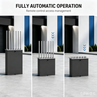 Poteau de sécurité rétractable intelligent en acier inoxydable OEM ODM, poteau hydraulique automatique pour la sécurité des entrées de centres commerciaux et des villas