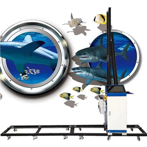 Çeşitli duvar çizimleri ve arka plan baskıları için UV mürekkep XP600 mürekkep püskürtmeli yazıcı ile 3D kapalı/açık dikey duvar yazıcısı - Product Image 3