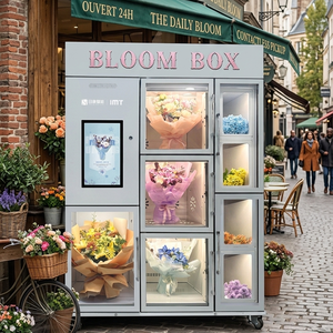 Máquina Expendedora de Flores Frescas Automática y Refrigerada JFP, Tienda de Ramos sin Personal ni Efectivo con Pantalla Táctil para <span class=keywords><strong>Metro</strong></span> - Product Image 5