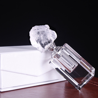 Nouvelle conception de bombonnière en verre rechargeable, flacon d'huile de parfum en cristal de 3 ml, souvenir