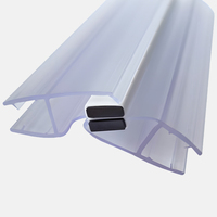 Muestra Gratuita al por Mayor: Tira de Sellado Magnética Impermeable de Goma para Puertas Correderas de Ducha con Longitud Personalizable