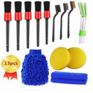 Cepillos de limpieza para coches, 20 juegos, para orificios y salidas de aire acondicionado, cepillos para taladro eléctrico, venta directa de fábrica - Product Image 4