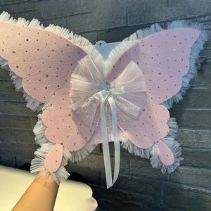 Children Mesh Fairy Wings Props Cute Baby Princess Angel Wing Cosplay Butterfly Wings Decoration Wholesale - Product Image 1