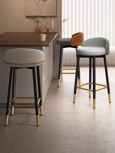 Modern Wrought Iron Swivel <b>Bar</b> <b>Stool</b> for Home & Commercial Use Simple Design <b>Bar</b> Chair - Product Image 2