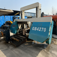 Machine à scier à ruban métallique à coupe angulaire de 45 degrés, capacité de coupe de 280 mm pour le travail industriel des métaux