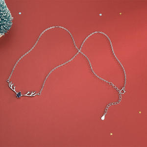 Colgante de plata de ley 925 con diamantes de circonita, cadena con diamantes de estilo japonés y coreano, para niña, gran oferta, 2022 - Product Image 5