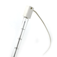 Lampes de fusion infrarouges Weili 220V 1500W, longueur 800mm, revêtement laiteux en quartz, lampe chauffante halogène pour imprimante à rayons X 24