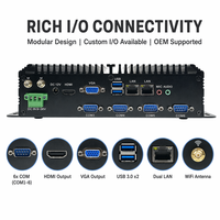 PC Embebido Sin Ventilador YCT, 6 Puertos Seriales, LAN Dual para VGA, 6 USB 3.0, Amplio Voltaje 9-36V, Aleación de Aluminio, Core I3/i5/i7, 8/16GB RAM