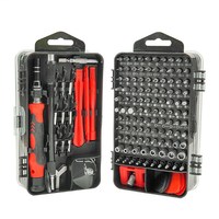 Kit d'outils de réparation de téléphone portable de précision 115 pièces en 1, embouts de tournevis interchangeables, jeu de tournevis en acier S2