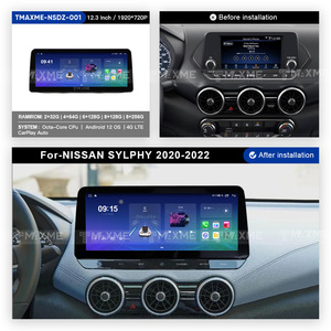 12.3 Inch <span class=keywords><strong>Android</strong></span> 12 Car Stereo Đài Phát Thanh 1920*720 Tự Động Màn Hình Cảm Ứng Cho Nissan Sylphy 2020 2022 Carplay Tự Động Đa Phương Tiện Headunit - Product Image 2