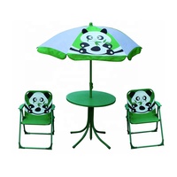 Chaise pliante en acier pour enfants, avec parasol et table, mobilier d'extérieur moderne et léger pour hôtel, jardin, plage, camping