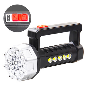Handheld Flashlight 12W LED COB Rechargeable USB Charging Outdoor Emergency Light With <b>Dimmer</b> Feature - Product Image 3