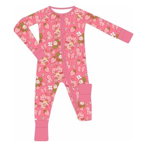 Giá sỉ xuất xưởng Bộ đồ ngủ liền thân in hình tre cho bé, có khóa kéo, tay dài, nhận đặt hàng OEM, có thể tùy chỉnh - Product Image 4