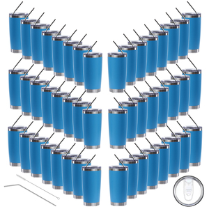 Vaso Térmico de 20 oz con Tapa, Vasos Térmicos de Acero Inoxidable, Vaso de Viaje para Café, Vaso de Agua con Aislamiento al Vacío de Doble Pared - Product Image 1