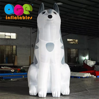 Loup géant gonflable décoratif d'extérieur personnalisé et robuste à vendre