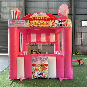 Tente Gonflable Portable pour Stand de Fête Foraine : Glaces, Popcorn, Boissons, Bar à Barbe à Papa, Mini Cabine Cube Gonflable - Product Image 1