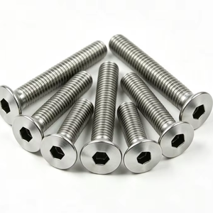 Tornillo <span class=keywords><strong>Allen</strong></span> de Cabeza Plana de Acero Inoxidable de Alta Precisión, <span class=keywords><strong>Perno</strong></span> de Máquina con Cabeza Hexagonal Avellanada DIN7991 - Product Image 1