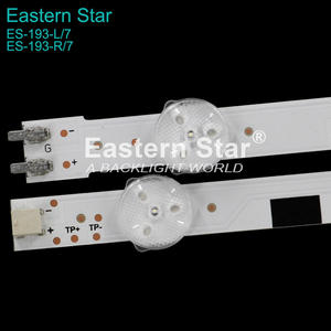 Barre de rétroéclairage LED pour téléviseur ES-193, compatible avec SAMSUNG_2014SVS58_<span class=keywords><strong>MEGA</strong></span>_3228_RL_7LED_REV1.2_140508, LM1-00091G 00091F, pour UE58H5200AWXXN - Product Image 2