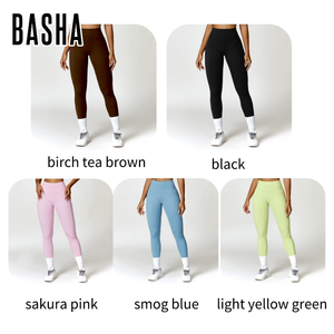 Venta al por mayor de cintura alta Leggings de Yoga Mujer Levantamiento de cadera <span class=keywords><strong>Pantalones</strong></span> de correr Elástico Entrenamiento Leggings Gimnasio Medias Slim Sport Leggings - Product Image 3