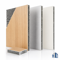 Panneau alvéolaire moderne en aluminium pour mur de salle de bain et zone humide, léger, durable, résistant à l'eau et au feu, taille personnalisée, vente en gros
