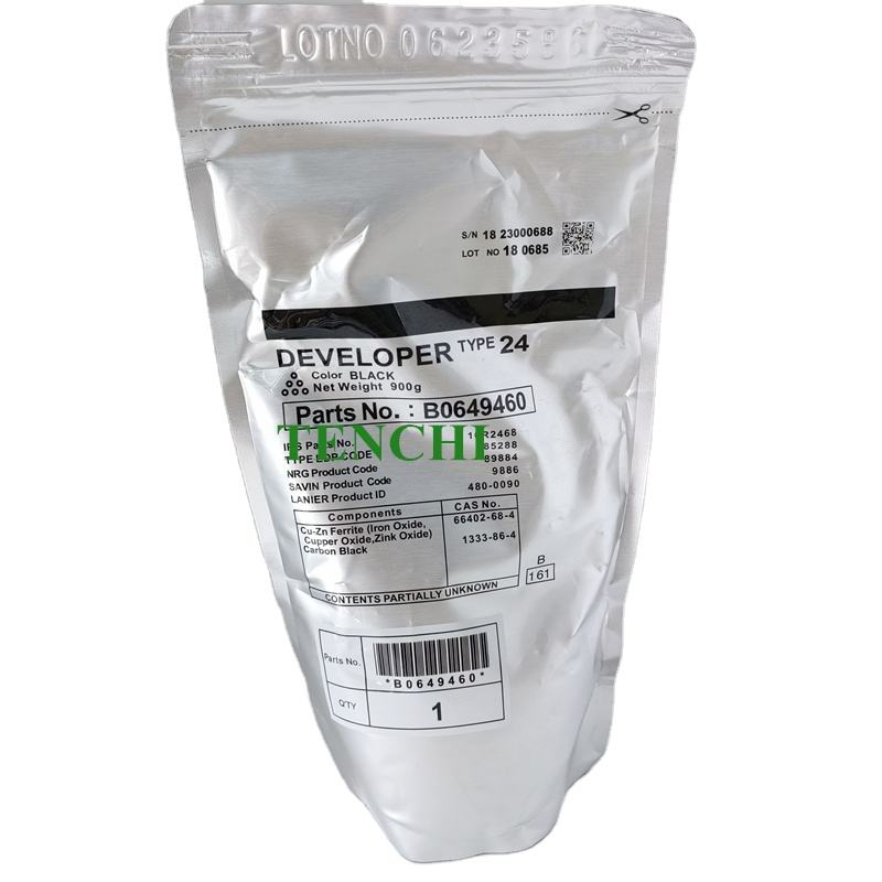 Part No. B0649460 900g Black Developer Type 24 for Ricoh