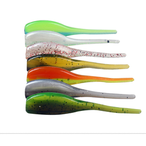 SNEDA Silikon Angeln Soft Worm Köder 50mm 1g Soft Lure Tiddler Köder Swimbait Kunststoff köder Pasca 50 teile/satz Soft Bait Formen - Product Image 1