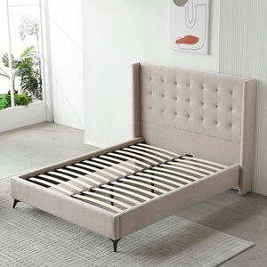 Tấm Ván Đầu Giường Cao Giường Cỡ Queen <span class=keywords><strong>King</strong></span> Có Cúc Cao Bán Chạy - Product Image 6