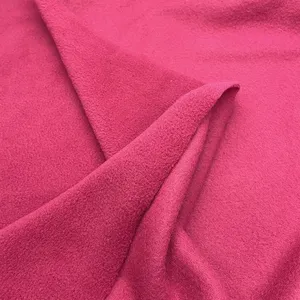 Customized Color DTY Warm 100% Polyester High Quality 1 Side Brushed Fashion Polar Fleece For Jacket