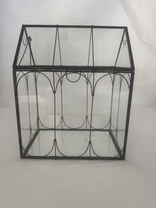 Terrario de Vidrio para Orquídeas, Suculentas y Cactus, en Forma de Casa, Grande y Alto, con Tapa - Product Image 3