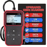 Scanner OBD2 portable V100, outil de diagnostic automobile, analyseur OBDII tout-en-un avec diagnostic complet du système, lecteur de codes V100
