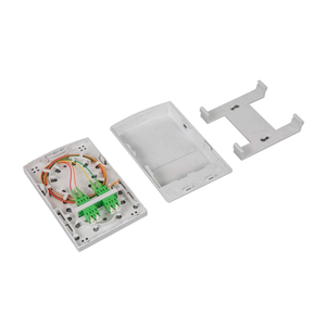 室内光纤盒FTTD塑料壁挂式面板插座FTTH光纤接线盒<span class=keywords><strong>2</strong></span>芯 - Product Image 3