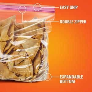 Bolsas de Almacenamiento de Alimentos Resistentes con Cierre a Presión, Tamaño Galón, Ideales para Alimentos para Bebés, Almacenamiento de Bocadillos y Organización de Pinceles - Product Image 4