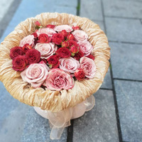 Offre Spéciale 35 Pcs Spécialité Papier Coloré Double Face Fleur Tissu Emballage pour Thé Emballage Fleuriste Cadeau Décoratif Bouquet
