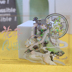 Hercter Custom Design PET <strong>Clear</strong> Acrylic Postcard Transparent Photocard Waterproof <strong>Bookmark</strong> Card Film Strips Lenticular Card - Product Image 2