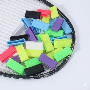 Anello di fissaggio in gomma siliconica all'ingrosso per impugnatura racchette <span class=keywords><strong>da</strong></span> tennis e badminton, accessorio sigillante per overgrip e fascia antisudore - Product Image 3