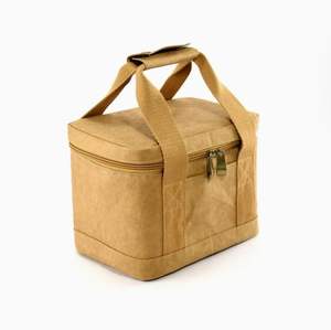 Sac isotherme personnalisé en papier kraft lavable avec logo, capacité 20L, sac à déjeuner imperméable pour pique-nique homme et femme - Product Image 1