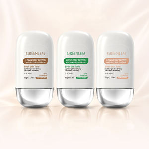 Crème hydratante éclaircissante Greenlem avec collagène hydrolysé et hyaluronate de sodium pour peaux grasses - Utilisation de jour Marque privée 50g - Product Image 1