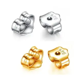 Componenten Groothandel S925 Sterling Zilver Vlinder Fit Studs Oorbel Terug Voor Diy Sieraden Maken Accessoires