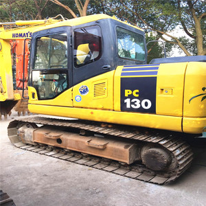 Excavadora de Orugas Usada Komatsu PC130 Fabricada en Japón, Modelo 2016, 13 Toneladas, con Motor, Caja de Cambios, Bomba, Rodamiento y PLC - Product Image 1