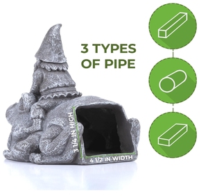 Lindo y juguetón Gnomo montar Rana Downspout exterior <span class=keywords><strong>extensión</strong></span> Decoración - Product Image 2