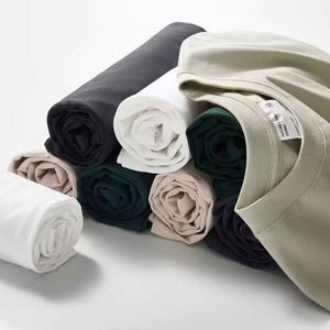 T-shirts en coton 100% de haute qualité 300 g/m², prix d'usine, fabricant, impression de logo personnalisé, t-shirt uni unisexe pour femmes et hommes - Product Image 2