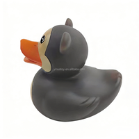 Jouets de bain flottants et couineurs en vinyle, mini banane singe de 2 pouces, avec logo personnalisé, pour la sécurité des bébés, jouets cognitifs unisexes pour la baignoire, vente en gros