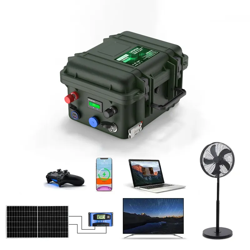 CERRNSS New 8k watt hours Superior Fast Charge Solar Generator, solar energy system, home portable power station