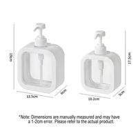 Bouteilles à pompe vides en plastique grande capacité, rechargeables, anti-fuite, écologiques, pour désinfectant pour les mains, gel douche, lessive - Vente en gros