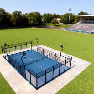 Vente en gros d'usine avec gazon artificiel, terrain de padel classique simple ou double à prix abordable - Product Image 6