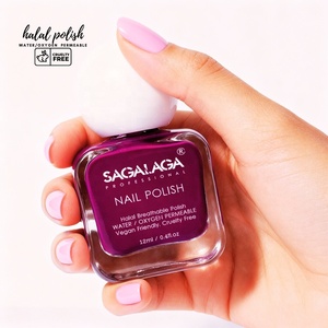 SAGALAGA 12ml <span class=keywords><strong>Vernis</strong></span> à ongles Halal <span class=keywords><strong>pour</strong></span> femmes musulmanes, compatible Wudu, <span class=keywords><strong>vernis</strong></span> à ongles respirant <span class=keywords><strong>pour</strong></span> enfants, sans 21 composants nocifs, marque privée - Product Image 4